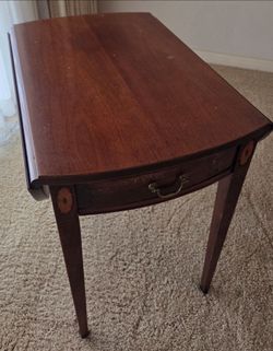 Solid wood antique tables (2)