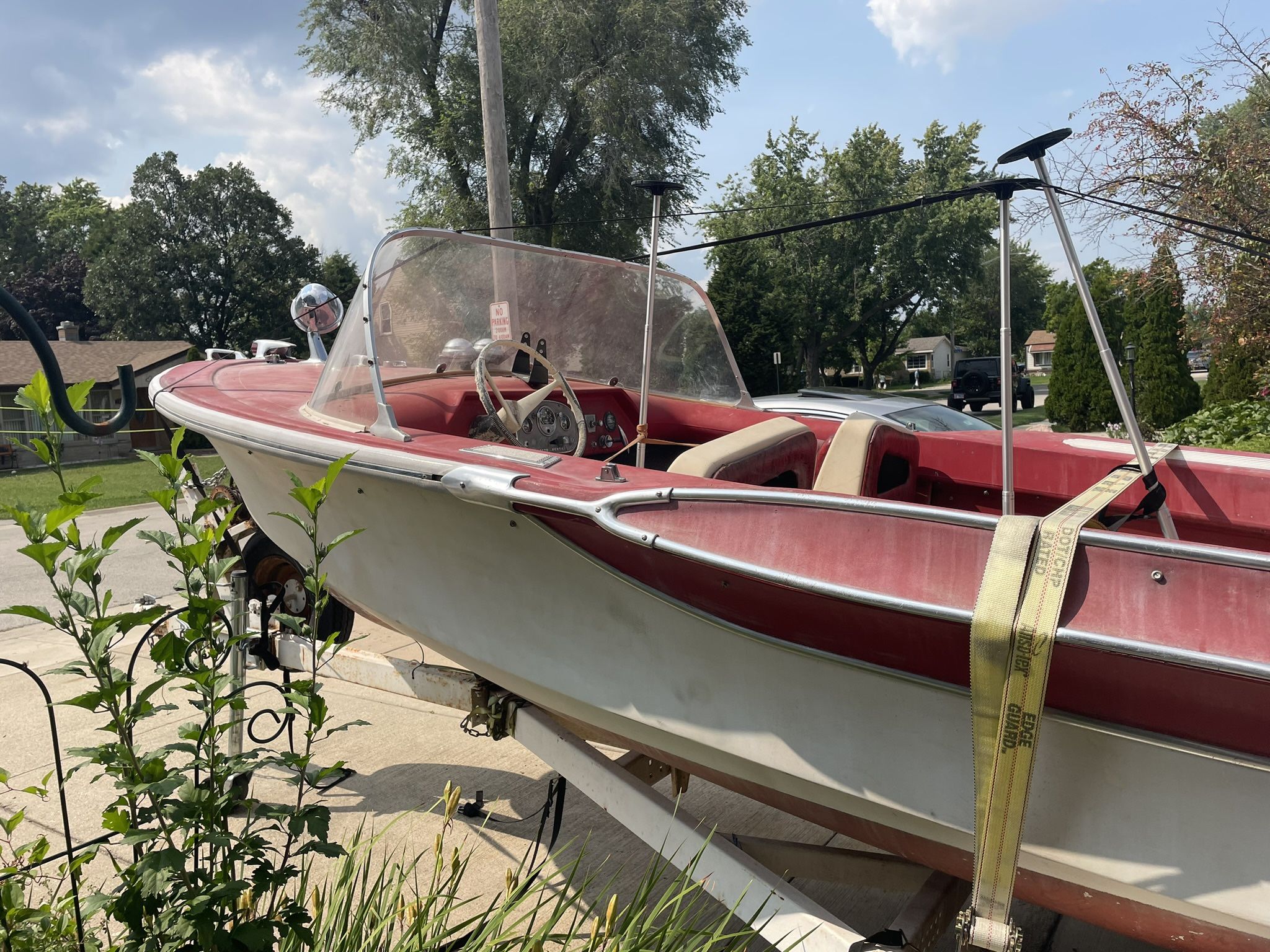 1957 Hydrodyne Feather craft Speed Boat