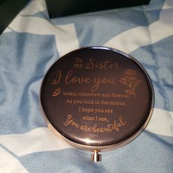 Sister Compact Mirror