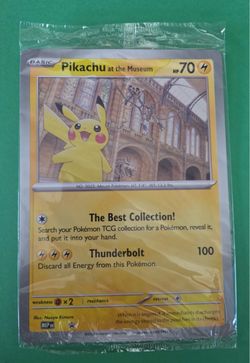 Pokemon Natural History Museum London Pikachu At The Museum Jumbo Sealed