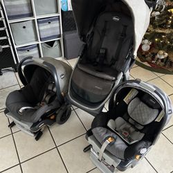 Chicco Infant Carseats And Stroller 
