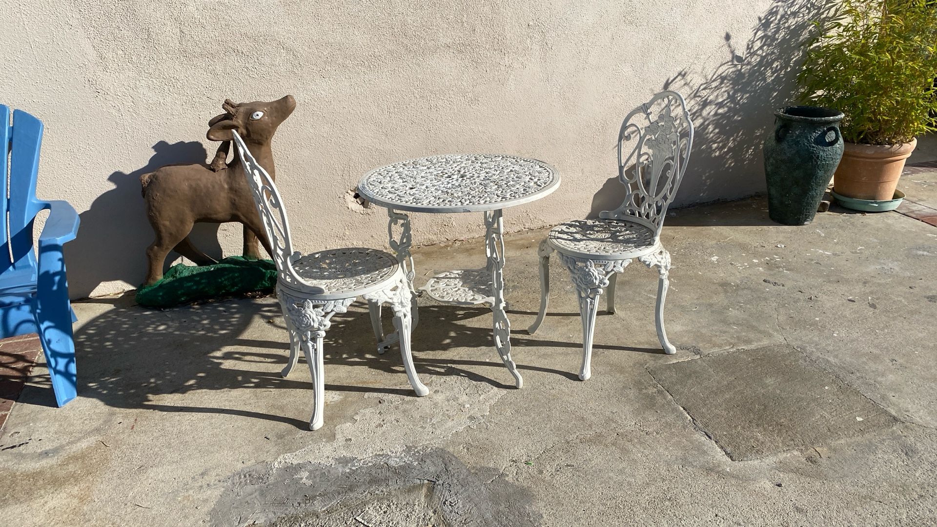 Metal Table With Chairs