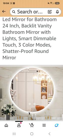 New back lit mirror