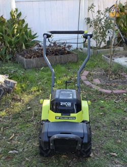 40 volt tiller cultivator 18 inch with batteries and charger 