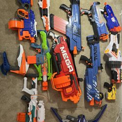 Nerf Gun Lot 
