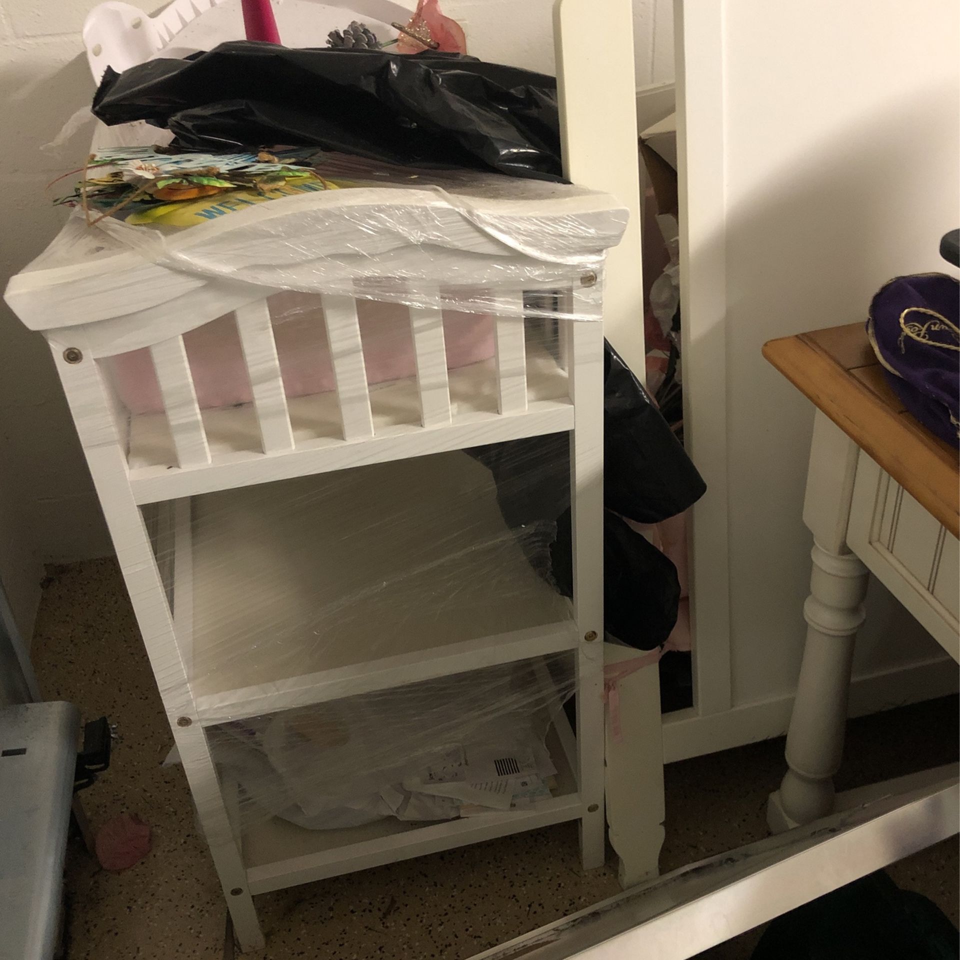 Disney’s Princess White New Crib N New Mattress N Change Table