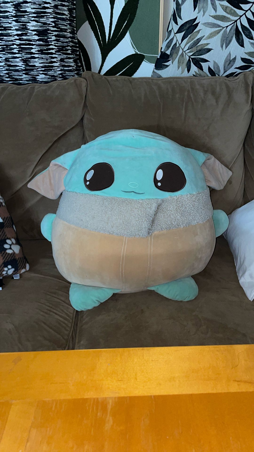 Giant Baby Yoda Squishmallow