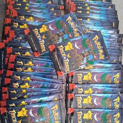 POKEMON 2024  TRICK OR TRADE PACKS And Alot Of Opened  Cards