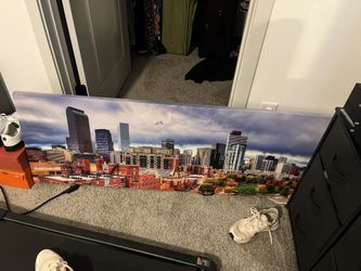 Denver Skyline Canvas