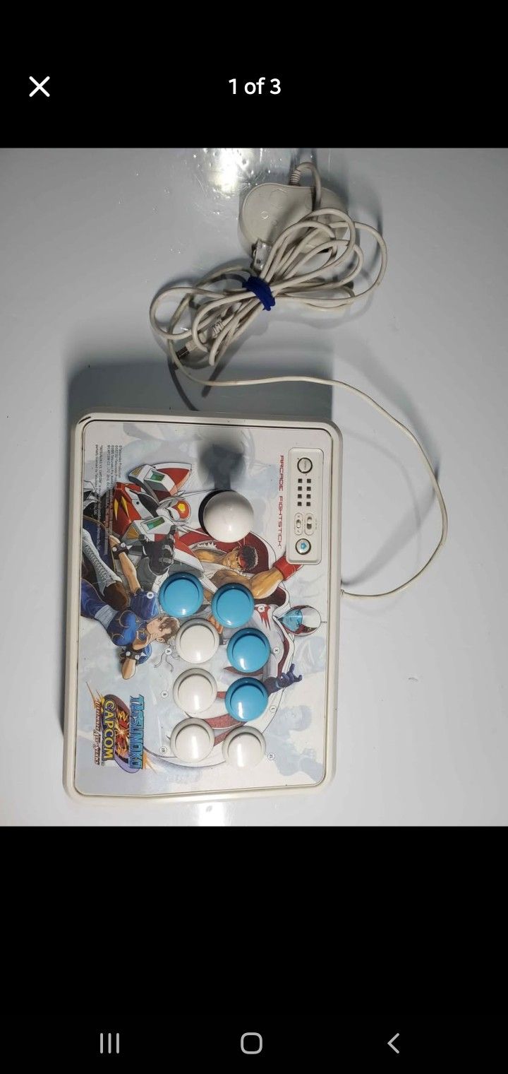 Wii Tatsunoko vs. Capcom Arcade FightStick, Like New Works for Xbox , PlayStation, Nintendo, PC