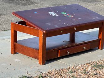 Free wood project table lifting