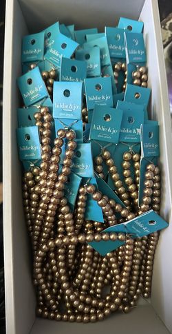 Hildie & Jo Gold Glass Beads