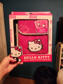 hello kitty i pad shell and sleeve combo kit $10.00