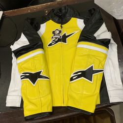 Alpinestars Genuine Leather Jacket For Men/Women