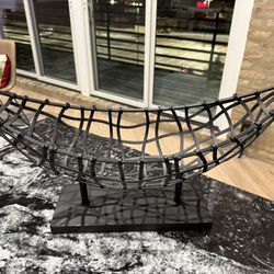 Metal Boat Frame Art Display