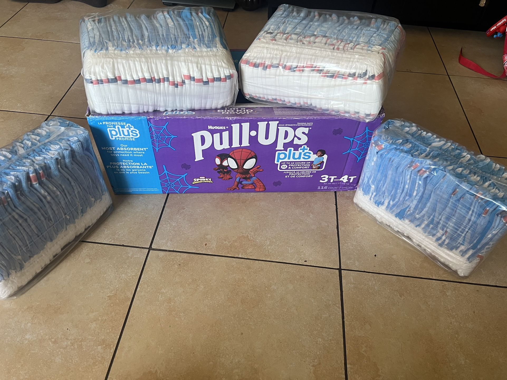 Pull Up Diapers Size 3t-4t