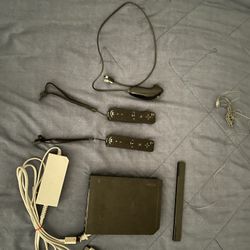 wii with multiple games 
