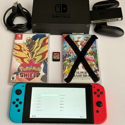 Nintendo Switch Bundle with 2 Games