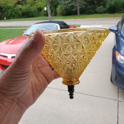 Vintage Light Bulb Cover, Glass