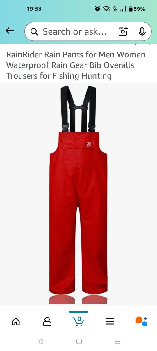 XL Waterproof Bib (Unisex)