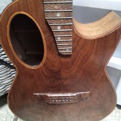 Solid Koa Guitar 95% Complete. Open To Trade For Used Veh