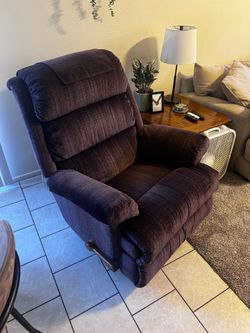 Purple La-Z-Boy Recliner