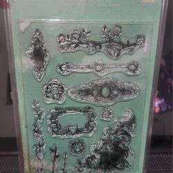 Prima Build-A-Bauble 1 Sheet Of Clear Stamps BNIP 