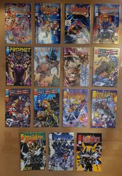 Independent Comic Book Lot Phantom Force Prophet Soldier Patriot Stormwatch