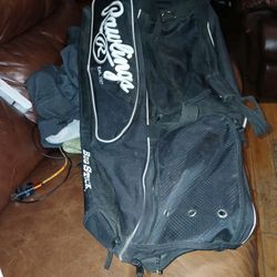 Used Rawlings Instant Bat Equipment Bag Black 