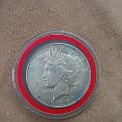 RARE 1928s peace dollar au/ms