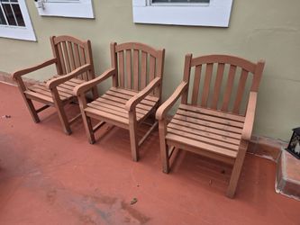 Wooden Outdoor Patio Furniture Set (4 Chairs + 1 Bench + table) – Great DIY Project!