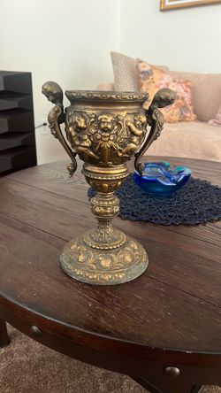 Antique goblet vase