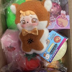 Squishy Toys With Labubu Full Box  For $55 Only 