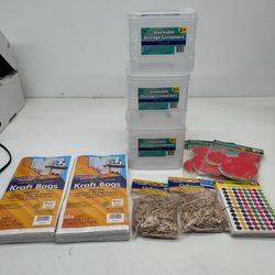 Teacher & Crafting Supply Bundle - Brand New Sealed Lot