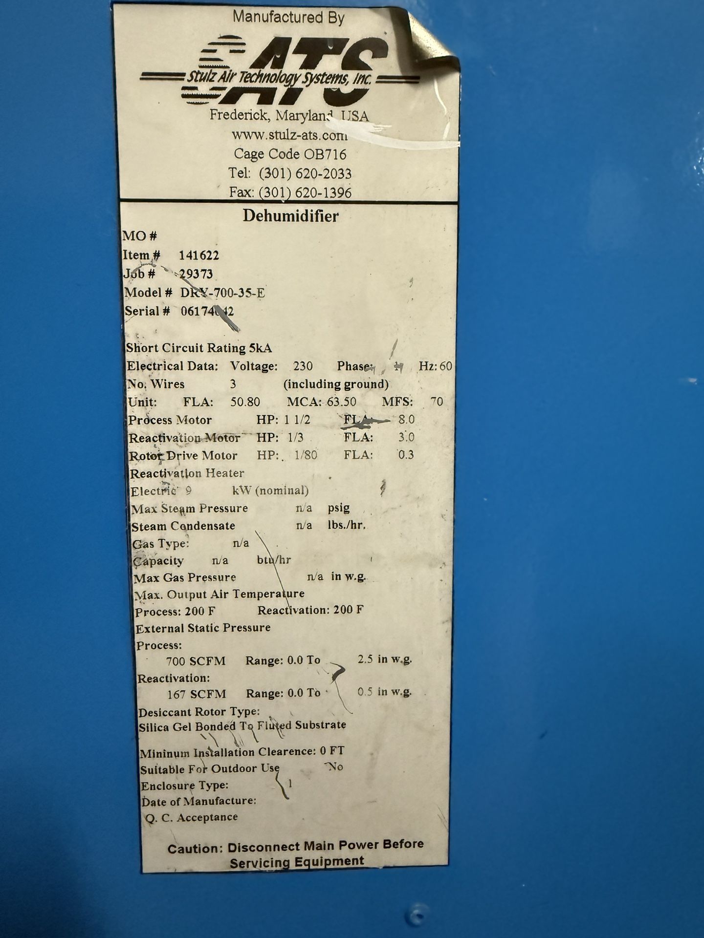 Drying Equipment/ Miscellaneous