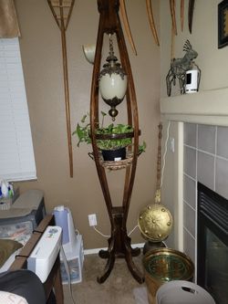 Mid Century Lamp Holder/stand