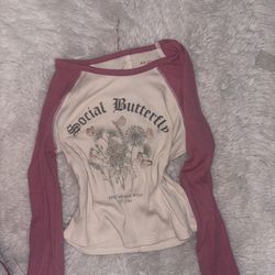 Social Butterfly long sleeve top #boho #festival