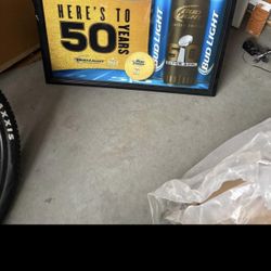 Bud Light Super Bowl 50th Anniversary Man Cave Collectible 