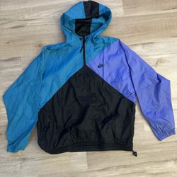 Nike Vintage Nylon Jacket Mens 2XL Grapes 🍇 