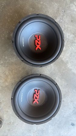 Crunch PZX 12 inch subwoofers