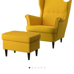 IKEA Armchair & Ottoman 