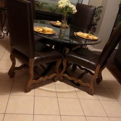 Coffee Table , 2 End Tables & 2 Dining Chairs