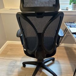Tempur-Pedic Mesh Back Fabric Computer and Desk Chair, Black (TP6450-BLKMB)