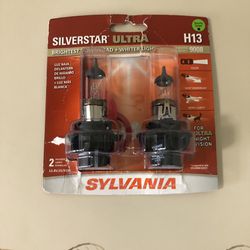Sylvania H13 Silver star Ultra Performance Halogen Headlight Bulb. 