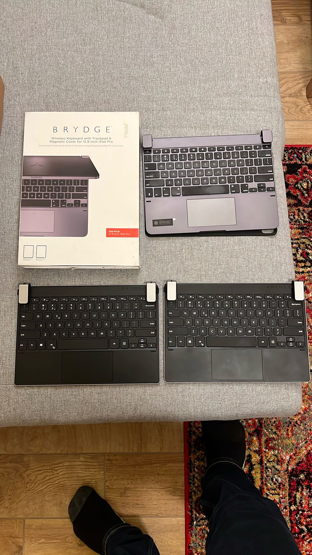 Brydge iPad Pro 13 And Surface Pro Bluetooth Keyboard Trackpad Combos