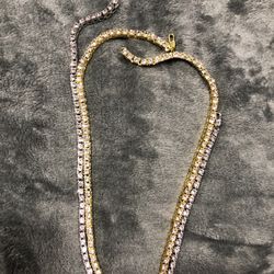 Gold or silver diamond chain