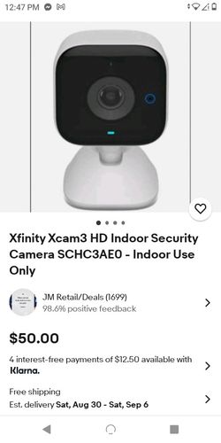 Xfinity Indoor Camera