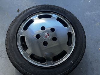 PORSCHE 928 CHROME 16" R16 WHEEL RIM 16x7J ET65 SET OF 4