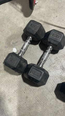 15LBS dumbells