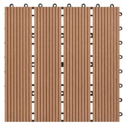 Interlocking Deck Tiles.  110 Total 11.8”x11.8” Tiles